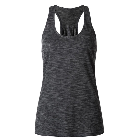 Lululemon Salute the Sun Tank - Color: Heathered Black, Size: 6 - Picture 2 of 12